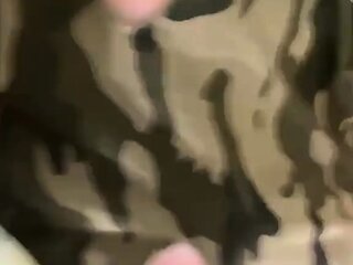 Amateur striptease and Solo masturbation