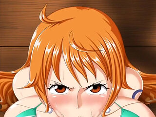 Nami Sloppy Blowjob X Titfuck POV