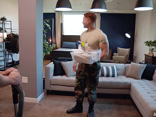 Heteroflexible - Military Jeremiah Cruze & Blain O'connor's Rival Tension Ignites Forbidden Gay Fuck