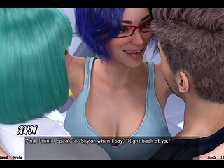 Stranded in Space - Blue Haired MILF Want Threesome with Me & Hot Busty Doctor