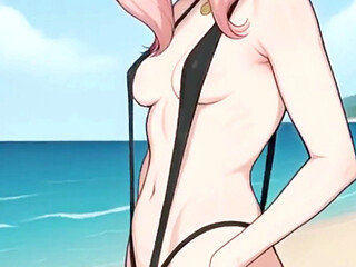 Japanese Trans Sissy Likes Having Many Dicks at Her Disposal. Animation Hentai Trans