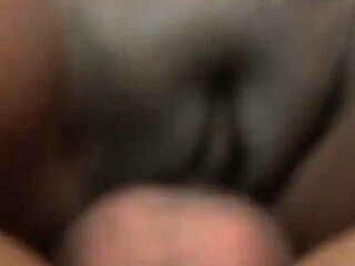 Sweet big ass ebony fucked and milked from his BBC