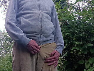 Pissing Pants, Wanking in the Woods Wearing Cords - Rockard Daddy