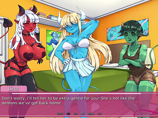 Sexy Succubus Introduces Futa To Her Friends - Demons Rise Up!