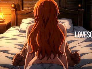 Hentai Couple Intense Bedroom Fuck (AI)