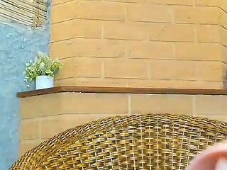 Slim Body and Red Hair Girl Gets Tricked and a... by Her Dildo on Webcam