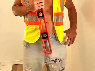 A Big Cock Handyman Cumshot