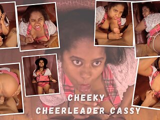 Cheeky Cheerleader Cassy