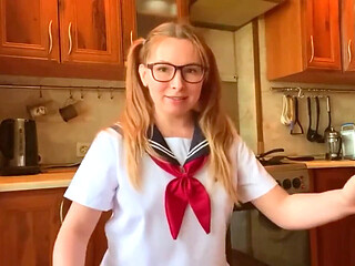 Poons, uniform, kitchen