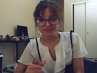 Czech amateur blowjob and fucking POV in public