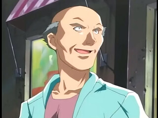 Hentai waitress gets fucked hard by perverts