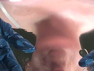 Nurse Lexi's Cum Collection POV: Ass and Tits Pressed on Glass - Handjob, Titfuck, BJ, Wild Ride and Facial