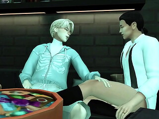 STEPBROTHER SEDUCED HIS STEPNEPHEW FOR HARD ANAL SEX AND FACEFUCK ON HALLOWEEN (SIMS   ANIME HENTAI   SFM)