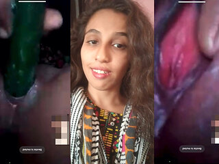 School girl masturbate with cucumber