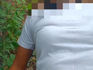 Schoolgirl with tight pussy gets anal in the woods