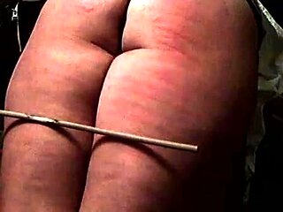 A caning for a very naughty lady