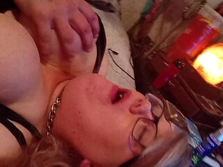 Hotwife Gypsy Rhawnie85 gives sloppy BJ