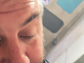 Before the Fight - Silver Stepdaddy Boxer POV