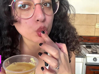 Apron Only Cooking - Flan, Tits & Sweet Mess Part 4