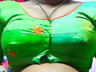 Beautiful Indian wife is encouraging her husband to have sex