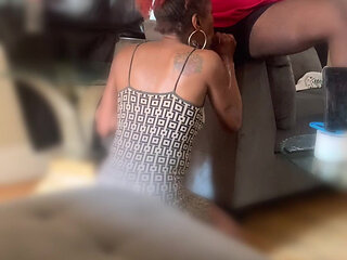 Pretty Pregnant Chick Sucked My Dick While Her Boyfriend Waited on Her