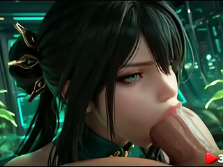 Ruan Mei took a break from work to feel a huge cock in her ass [AI]