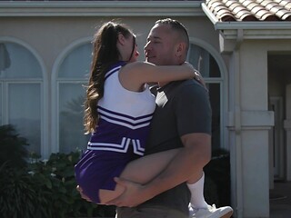 Summer's sultry suck-off session with Danny in a sexy schoolgirl outfit