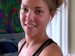 Amateur close up ass toying