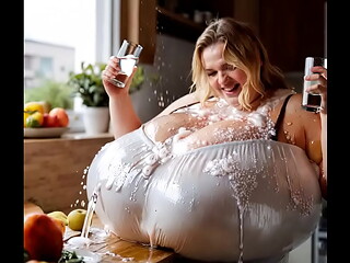 Bouncy German BBW size 3 (AI genearated)