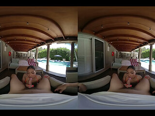 Wild &amp_ Wet Pool Encounter with Katana Black