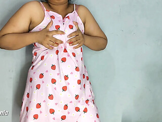 Desi bhabhi Tania enjoys filthy pussy fingering and lingerie removal