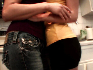 Francesca Le and Melanie Rios are lesbians who penetrate