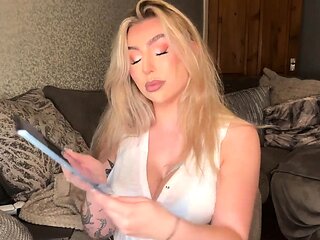 Naughty blonde dirty comment online pic