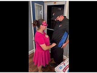 Husband Out Of Town So I Tried My Luck With The Pizza Boy. Dominoes Pizza Lol