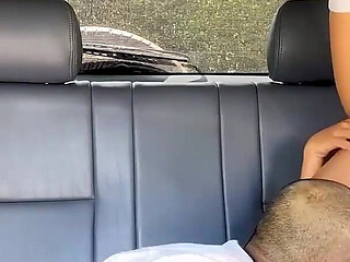 Brunette Gets Picked up and Fucked Inside a Car by a Stranger's Huge Cock