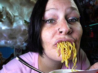 Dani Eats Ramen Without Their Dentures