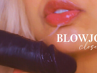 Sissy Training: Turn Your Mouth Into a Pussy - Close up POV