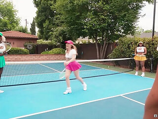 Big Booty Threesome with Anna Claire Clouds, Jayla Page & Baby Gemini - Big Tits and Cumshot