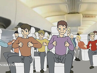 HENTAI SPERMJUNGLE Chapter 1: Big Tits Anime Girl Gets Fucked on a Private Plane