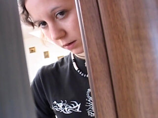 Innocent teenie finds out her slut stepmother fucking with a stranger