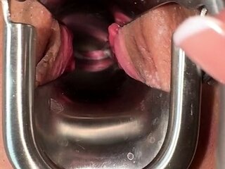 Amateur close up ass toying