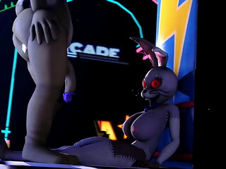FNAF SB Glishtrap se folla a vanny futa.