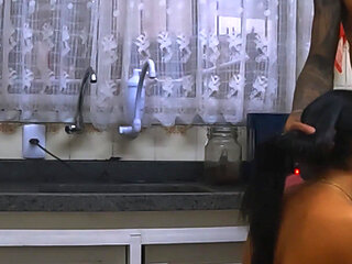 Went to the Kitchen for Water She Got on Her Knees Instead