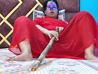 Playing with sugarcane in my pussy