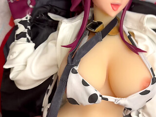 Slutty Mommy Milkers Kafka Strips Down to Cowkini for Cock Fucking Lesson & Creampie 65cm Hentai Sex Doll Cum Tribute Kemelias