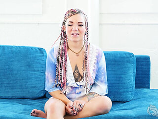 Pixie Lehaj Oils up Her Pussy