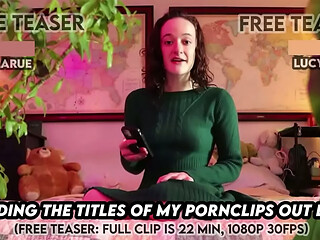&quot_Reading the Titles Of My Pornclips Out Loud&quot_