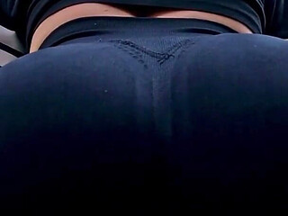 Outdoor Farting: Black Leggings Edition