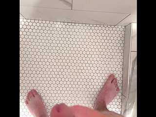 Masturbating in the shower