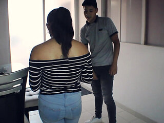 Perfect Big Ass Brunette Keeps Bouncing On My Big Cock Until She Cums Several Times